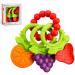 Baby Teething Toys for Newborns 0-6 Months | Textured Silicone Teethers for Infants 6-12 Months | BPA Free | Sensory Exploration | Fruit Shaped with Ring | Soothes Baby's Gums | 3 Pack 3 Pack & Ring