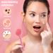 Buy Wllhyf 2-Pack Manual Face Cleaning Brush - Soft Silicone Peeling Pad with PP Handle for Clear Skin (Blue & Pink) - International Shipping - Buy Online on SooperMarket.com