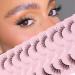 Glowingwin Wispy Cat Eye Half Lashes - 10 Pairs of Handmade Soft Corner False Eyelashes for Natural, Reusable, and Fluffy Look - 3/4 Strip Faux Mink Half Lashes-C - Buy Online on SooperMarket.com