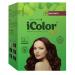 Great Lengths iColor Hair Dye Shampoo Burgundy 30ml (1.014 ounces) x 10 sachets in a box shampoo-in hair color dye Burgundy hair in 20-30 minutes DIY convenient easy to use