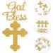 WRITWAA 24Pcs Easter Birthday Cupcake Toppers Glitter Birthday Cupcake Food Picks Cake Picks Kids Birthday Party Cupcake Decorations Supplies Golden - Buy Online on SooperMarket.com