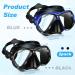 2 Pack Adult Swim Mask with Nose Cover | Anti Fog Tempered Glass Goggles for Diving Snorkeling - Buy Online on SooperMarket.com
