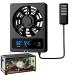 Neamou Reptile Fan - Smart Cooling Fan for Reptile Tank with LED Display | Strong Wind Vent Fan Low Noise Cooling Fan for Amphibians Reptiles Snakes B: Celsius ( )