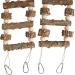 Bird Parrot Ladder Bridge Toy - Natural Pepper Wood Swing & Climbing Accessory for Birds Rats Hamsters - 26 Ladders 74.4x3.93 - Ideal Bird Cage Toy - Buy Online on SooperMarket.com