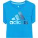 adidas Boys' Blue Rush Heather Tee | Short Sleeve Aeroready Feel Free Bos - Buy Online on SooperMarket.com