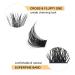 QUEWEL Mega-D Cluster Lashes 72 Pcs | C/D Curl 8-16mm | DIY Eyelash Extensions - Buy Online on SooperMarket.com