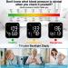 Wrist Blood Pressure Monitor - Digital BP Cuff, Automatic Machine, 90X2 Reading Memory, Large Tri-Backlit Screen, Rechargeable, Pulse Rate Monitoring, for Home Use - Black - Buy Online on SooperMarket.com