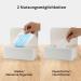 Buy Baby Wet Wipes Box - White Storage Solution for Damp Cloths Moist Towels & Toilet Paper - 18.5 x 12.2 x 7 cm - Buy Online on SooperMarket.com