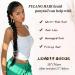 Fulang Hair 2pcs Braid Ponytail Extension - Faded Gold Braided Hair Tie for Long Ponytail Art - Ideal for Women - Buy Online on SooperMarket.com