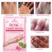Rose Moisturizing Hand Peel Mask (5 Pack) Exfoliating and Hydrating Gloves for Baby Soft Hands - Repair Dry and Rough Skin - Men and Women - Buy Online on SooperMarket.com