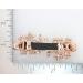 Faship Smoked Topaz Color Brown Crystal Floral Hair Barrette Clip - Buy Online on SooperMarket.com