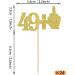 Rsstarxi 24 Pack Middle Finger 49+1 Cupcake Toppers Glitter 50th Birthday Cupcake Toppers Funny Cheers to 50 Fabulous Cupcake Picks Decors for 50th Birthday Anniversary Party Cake Decorations Gold Gold 50 - Buy Online on SooperMarket.com