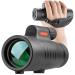 Monocular Telescope High Power 8x42 Monoculars Scope Compact Portable Waterproof Fogproof Shockproof with Hand Strap for Adults Kids Bird Watching Hunting Camping Hiking Travling Wildlife Secenery dark black