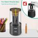 Electric Pencil Sharpener  AFMAT Regargeable Pencil Sharpener Hands-Free  Fully Automatic Pencil Sharpener for 6-7.8mm Colored Pencils  Fast Sharpening  No Uneven Tips  Ideal for Short Pencils Black - Buy Online on SooperMarket.com