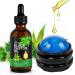 Jamaican Black Castor Oil Body Massage Castor Oil for Relaxation Cold-Pressed Castor Oil to Support Fuller-Looking Skin Care Organic Castor Oil Massage Roller Ball 60ml