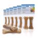 Nobleza - dogs chewing bones 7.6cm x 12 pieces 100% natural beef bones and dog bones for small dogs dog bones protein -rich