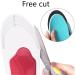 Orthotic Insoles for Heel Pain Relief - Comfortable Plantar Fasciitis Support for Men & Women - Black Orthopedic Insoles for Flat Feet - Buy Online on SooperMarket.com