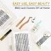 72 Cluster Lashes D-12mm | Soft Fluffy DIY Eyelash Extensions - B&Q Lash Clusters, D Curl Individual Clusters - Buy Online on SooperMarket.com