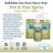 Truly Free Heavy Duty Pot & Pan Spray - Powerful Citrus Scented Grease Remover & Multi-Purpose Kitchen Cleaner | Includes 1 Empty Bottle & 2 Refills - Shop Internationally - Buy Online on SooperMarket.com