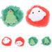 2pcs Exfoliating Bath Ball Shower Puff Sponges for Girls - Soft Bathing Loofah Accessories | Ideal for Holiday Gifting - Buy Online on SooperMarket.com