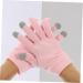 ABOOFAN 1 Pair Pink Gloves Hand Moisturizer Gloves Hand Lotion Gloves Hand Caring Gloves Overnight Spa Gloves Hand Protection Gloves for Dry Hand Moisturizing Gel Casual Socks 21x14cm Pink - Buy Online on SooperMarket.com