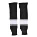 Sherwood - Children Hockey Stroats I Shibein Protection I Stutze for hockey players I ideal fit I 100% polyester i 27 variants Senior Black/White/Gray