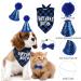 Sunallwell Dog Birthday Bandana & Party Hat Set | Cute Puppy Outfit & Decoration - Buy Online on SooperMarket.com