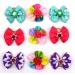 Yagopet 50pcs/Pack Cute New Dog Hair Bows Pairs Rhinestone Pearls Flowers Topknot Mix Styles Dog Bows Pet Grooming Products Mix Colors Pet Hair Bows Topknot Rubber Bands - Buy Online on SooperMarket.com