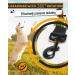 Looxmeer Dog Tow Lines - Robust 3m to 30m Leashes with Storage Bag & D-Carabiner for Training | Durable & Versatile Black Dog Leash - Buy Online on SooperMarket.com