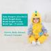 Doladola Baby Romper Dalmatian Animal Onesie | Toddler Jumpsuit Newborn Outfit 2-3.5 Years | Yellow Dinosaur Print - Buy Online on SooperMarket.com
