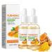 2pcs Turmeric Dark Spot Removal Correction Essence and Turmeric Moisturizing Facial Essence