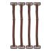 4PCS Face lift Bands Face Lifting Band with Hairclip Elastic Facial Lift Belt Eye Wrinkle Removal Belt V Shaped Slimming Face Bands (Brown)