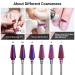 MelodySusie Professional Tornado Carbide Tungsten Nail Drill Bit - Fine Tapered Series Bit-X for Manicure Pedicure Gel Polishing - Purple Salon Bits - Buy Online on SooperMarket.com