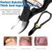 Podiatrist Toenail Clippers Heavy Duty Ingrown Toenail Clippers Thick Nail Clippers J2 Grade Stainless Steel Podiatry Ingrown Toenails Safe Tools (Black 5.5 Inch) Black 5.5 Inch - Buy Online on SooperMarket.com