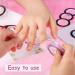 JIAHAO 2Pcs Gold/Silver Striping Tape Line Nail Art Decoration Sticker Set with Dispensers - DIY Nail Tip Design - Buy Online on SooperMarket.com