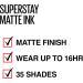 MAYBELLINE - SuperStay Matte Ink Liquid Lipstick Heroine - 0.17 fl. oz. (5 ml) Heroine 5 ml (Pack of 1) - Buy Online on SooperMarket.com