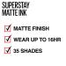 Maybelline SuperStay Matte Ink Liquid Lipstick Heroine - 0.17 fl oz (Pack of 1) - Buy Online on SooperMarket.com