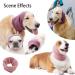 Dog Snood Dog Earmuff for Dog Neck Dog Head Wrap Pet Ears Warmer for Noise Protection Pink Elastic Dog Ear Covers for Shower Grooming Anxiety Relief Ear Defenders Noise for Puppy - Buy Online on SooperMarket.com