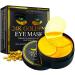 Under Eye Mask for Dark Circles and Puffiness, Eye Bags, Wrinkles, 24k Gold Under Eye Patches for Puffy Eyes with Collagen - Skincare Eye Patch Treatment Masks for Women and Men - Under Eye Gel Pads 30 Pair (Pack of 1)