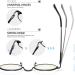 Joopin Round Blue Light Blocking Glasses for Women Men Clear Lens Anti Eye Strain UV Glare Glasses for Computer Gaming TV 07 Round Black Frame Anti Blue Light Lens Clear - Buy Online on SooperMarket.com