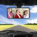 Adjustable Baby Car Mirror | Wide Angle Convex Rearview Mirror for Toddler | Suction Cup | Black - Buy Online on SooperMarket.com