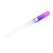 REMOS Nail File Made of Real Tempered Glass - Double-Sided red-Purple