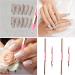 LLMSIX Rhinestones Picker Doting Pen Dual-Ended Wax Pencil Pen Rhinestone Picker Dotting Pen Rhinestones Applicator with Acrylic Handle for Gem Stone Jewelry Nail Art DIY Craft (Pink) - Buy Online on SooperMarket.com