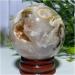 Natural Crystal Rough Natural Sphere Cherry Agate Crystal Ball Natural Gemstones Reiki Quartz Sphere Fengshui Home Decoration 1pc (Color : 120-130g) - Buy Online on SooperMarket.com