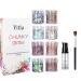 Yitla 8 Color face Glitter Cosmetic Glitter for Body Cheeks and Hair Festival and Party Beauty Makeup - Includes Long Lasting Fix Gel and Brush