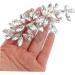 HAPINARY Crystal Hair Accessories Rhinestone Hair Comb for Bridal Sparkly Hair Comb Bridal Rhinestone Hair Comb Wedding Hair Comb for Bridal Wedding Hair Accessories Wedding Bride Hair Comb - Buy Online on SooperMarket.com