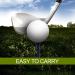 THIODOON Professional Natural Wood Golf Tees - Pack of 100, Multiple Colors, 3-1/4 inch, 2-3/4 inch, 2-1/8 inch Tall Tees, Reduce Side Spin and Friction - Bulk Golfing Tees - Buy Online on SooperMarket.com