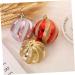 Cabilock 18 Pcs Christmas Hanging Balls Fillable Christmas Ornaments Christmas Ball Pendant Prom The Banner - Buy Online on SooperMarket.com