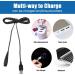 1.5M USB Charger Cable for Shaver | Compatible with Hatteker RFC & RSCX Series | Portable & Durable Beard Trimmer Chargers - Buy Online on SooperMarket.com