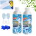 Stone Stain Remover Cleaner Stone Crystal Plating Agent Marble Stone Cleaner Polishes Marble Cleaner Stain Remover All Purpose Cleaner For Marble (2PC) 1.00 g (Pack of 1)